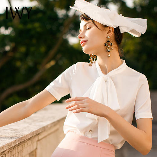 IWY/时尚职业装名媛气衬衫B67 商品图2