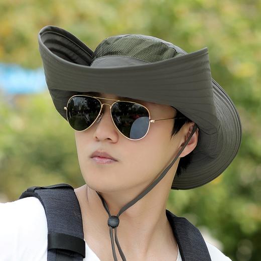 大檐渔夫帽 韩版户外钓鱼帽 男士防晒遮阳帽登山帽 商品图1