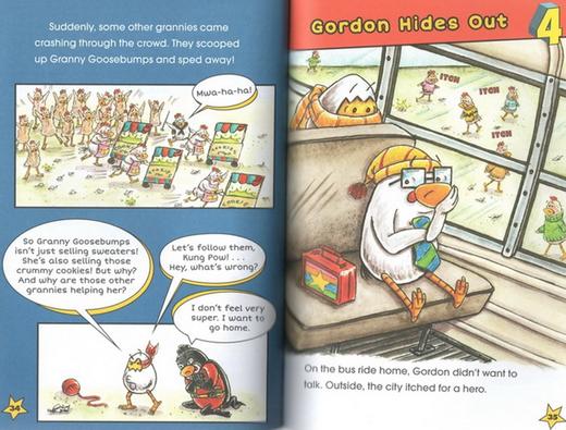 【中商原版】Kung Pow Chicken#1-5 宫保鸡丁5册套装 学乐BRANCHES大树系列 蓝思值550-590L 英文原版 儿童章节桥梁书 5-7岁 商品图2