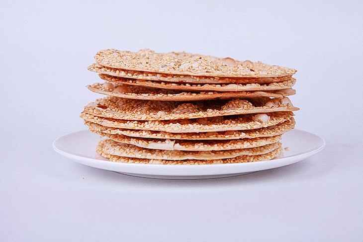 山东特产老口味手工薄脆芝麻饼正宗淄博周村香酥烧饼礼盒90g9