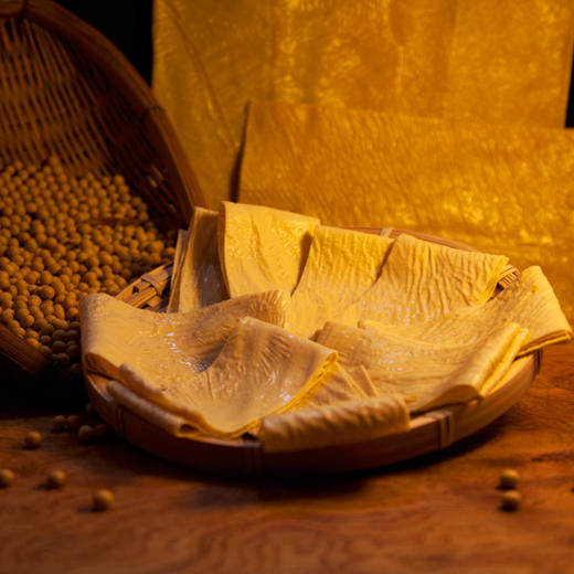 【石屏有机豆腐皮】0添加 配料只有大豆和水   豆香浓郁  口感劲道  300g/袋 商品图1