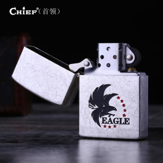 【打火机】首领Chief 雕鹰展翅创意打火机 地摊个性热卖煤油金属火机 商品图1