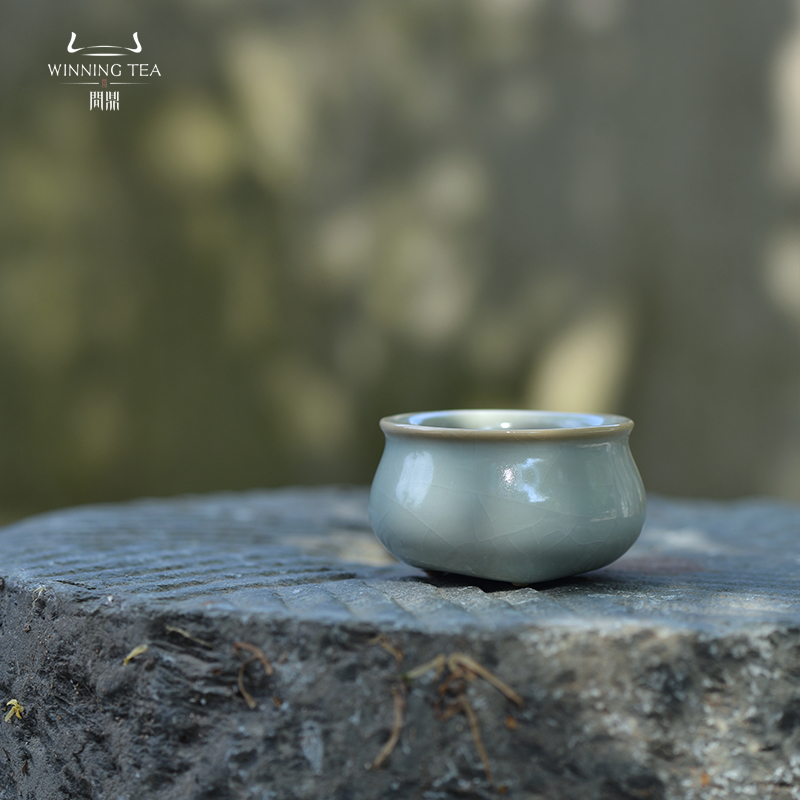 问鼎汝瓷天青老款香炉杯（缺货）