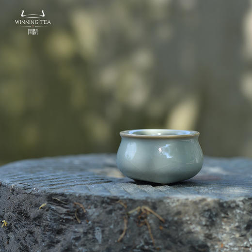 问鼎汝瓷天青老款香炉杯（缺货） 商品图0