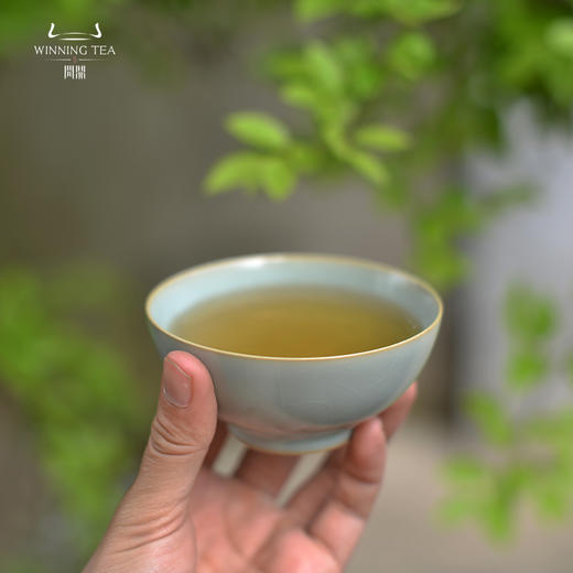 问鼎汝瓷鼎峰系列老款精工款圆口杯 商品图3