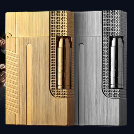 【打火机】ghouse神骏防风007子弹朗声打火机男纯铜充气体创意个性礼品 商品图3