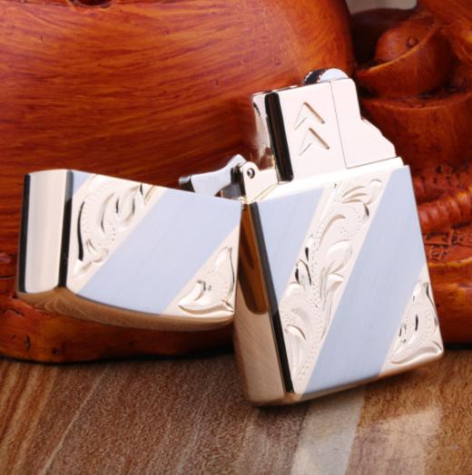 【打火机】首领7100充气打火机 明火 直冲双火切换 煤油机 一机三用 商品图2