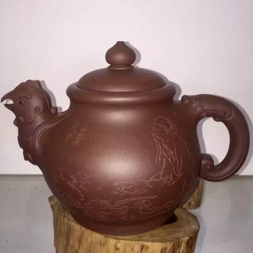 天鸡壶(紫泥)唐建国大师手作