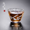 茶杯-玻璃品茗杯-玻璃锤纹锔镶锡主人杯12款 商品缩略图9