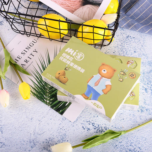 【零添加，非浓缩】优能柑橘蜂蜜便携装225g男性款15gX15颗/盒 商品图3