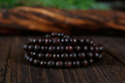 降真香手串，108颗黑油沉水 商品图3