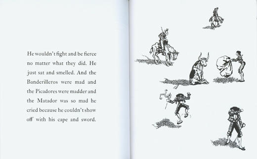 爱花的牛 公牛历险记 英文原版绘本 The Story of Ferdinand 动物绘本 反战和平主义 儿童图画书 曼罗里夫Munro Leaf 平装 商品图2