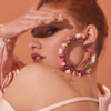 北京仓｜MERCEDES SALAZAR-Hoop Flowers-耳环［哥伦比亚设计师］ 商品缩略图0