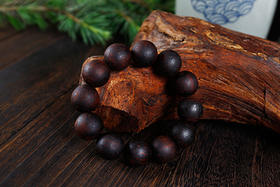 降真香手串，黑油沉水，十二颗念珠，20mm