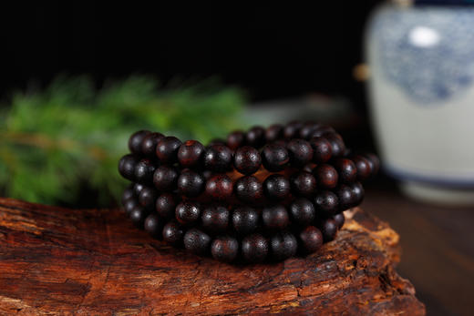 降真香手串，108颗黑油沉水 商品图1