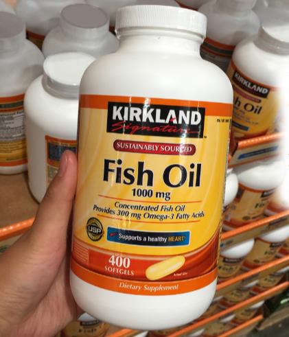 KIRKLAND 深海鱼油 400粒  洛杉矶直邮