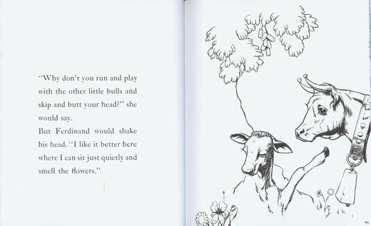 爱花的牛 公牛历险记 英文原版绘本 The Story of Ferdinand 动物绘本 反战和平主义 儿童图画书 曼罗里夫Munro Leaf 平装 商品图3