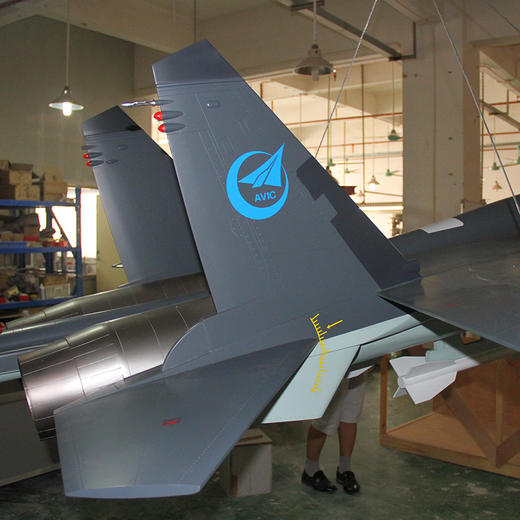 特尔博-长春航展、九三阅兵纪念品 1:6歼11战斗机模型丨大型军事展览模型丨吊装军事模型 商品图3