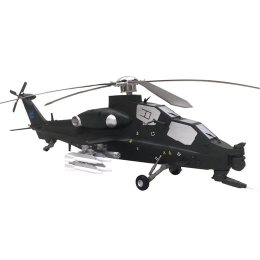 特尔博-长春航展、九三阅兵纪念品 1:6直9 直10 直19武装直升机模型丨航展科普展览吊装军事模型 商品图4