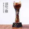 琉璃奖杯定制水晶奖杯定做纪念品表彰用品奖品琉璃摆件刻字 商品缩略图0