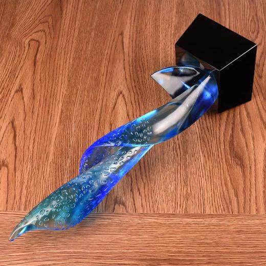 水晶奖杯定制 琉璃奖杯定做 个人表彰奖杯优秀员工奖杯企业奖杯 商品图3