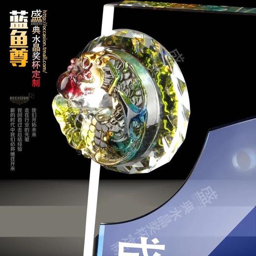 奖杯水晶定制授权牌定做加盟牌 琉璃奖牌 表彰用品创意纪念品定做 商品图0
