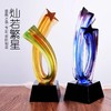 高档五角星琉璃奖杯定制创意水晶奖杯刻字制作精英冠军年会颁奖 商品缩略图0