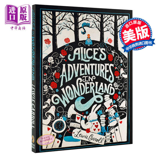 爱丽丝梦游仙境 英文原版 Alice’s Adventures in Wonderland 经典儿童文学 童话故事书 儿童小说 插图童书 毛边书 10-11岁 商品图0