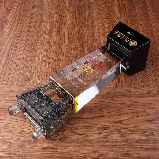 诚信鼎琉璃奖杯定制高档水晶奖杯创意纪念品定做年会表彰用品 商品图2