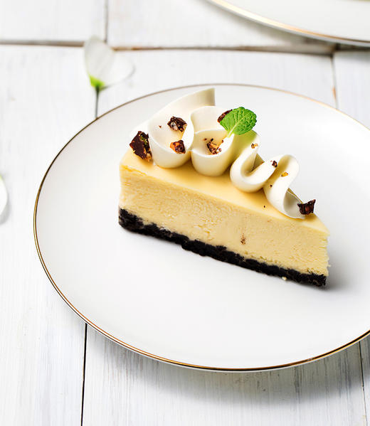 牛乳芝士日本kiri奶油制作切块蛋糕