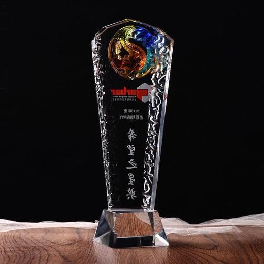 创意琉璃奖杯奖牌定做高档水晶奖杯奖牌定做荣誉颁奖刻字定做 商品图3