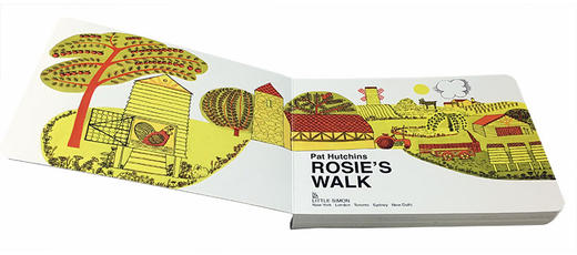 【中商原版】廖彩杏推荐纸板书2册英文版The Very Hungry Caterpillar好饥饿的毛毛虫 Rosie's Walk母鸡萝丝去散步 英语启蒙图画书 商品图4