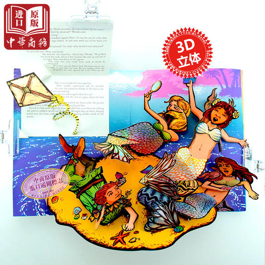 预售 【中商原版】小飞侠彼得潘立体书 英文原版 Peter Pan Pop-Up 原装进口 正版 经典世界名著 儿童节礼物 商品图2