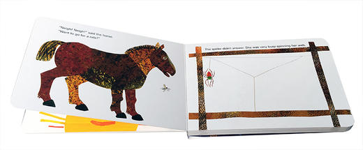 预售 繁忙的好忙的蜘蛛The Very Busy Spider 英文原版 纸板书 Eric Carle艾瑞卡尔爷爷英文绘本 儿童英文启蒙 名家绘本 商品图2