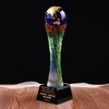 高档琉璃奖杯定做水晶奖杯企业年会纪念品创意优秀员工奖品 商品缩略图3