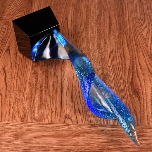 水晶奖杯定制 琉璃奖杯定做 个人表彰奖杯优秀员工奖杯企业奖杯 商品图4