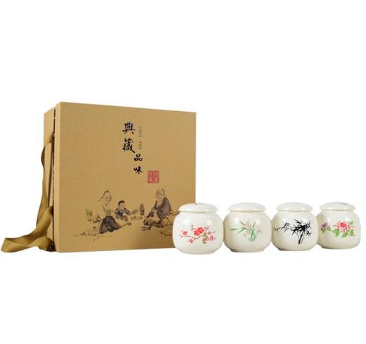 【茶叶罐】*陶瓷茶叶罐存储密封罐茶叶包装盒手绘茶叶罐子 商品图4