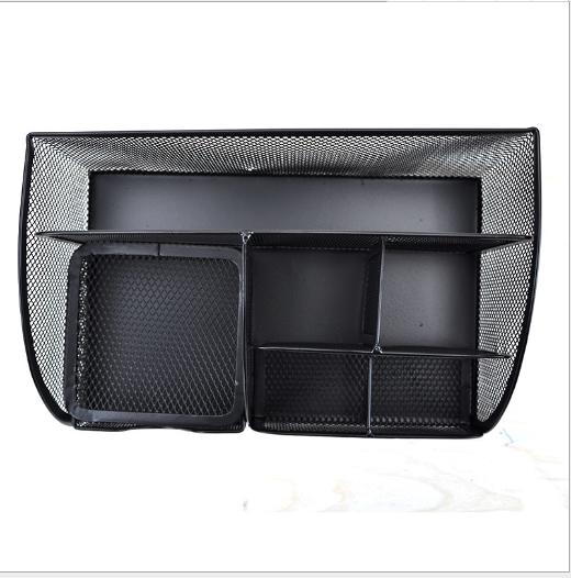 【办公室用品】多功能金属网格收纳盒办公用品 商品图1