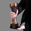 琉璃奖杯定制水晶奖杯定做纪念品表彰用品奖品琉璃摆件刻字 商品缩略图2