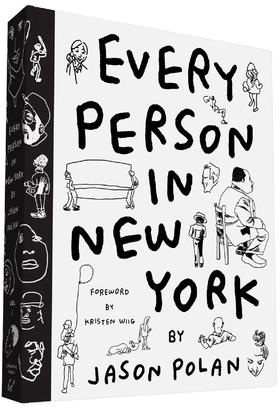 【中商原版】在纽约的每一个人 英文原版 Every Person in New York: Volume 1 Jason Polan Chronicle Books