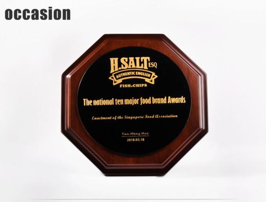 木质授权牌 水晶奖杯 定制高档奖牌 加盟牌代理商授权牌定做刻字 商品图5