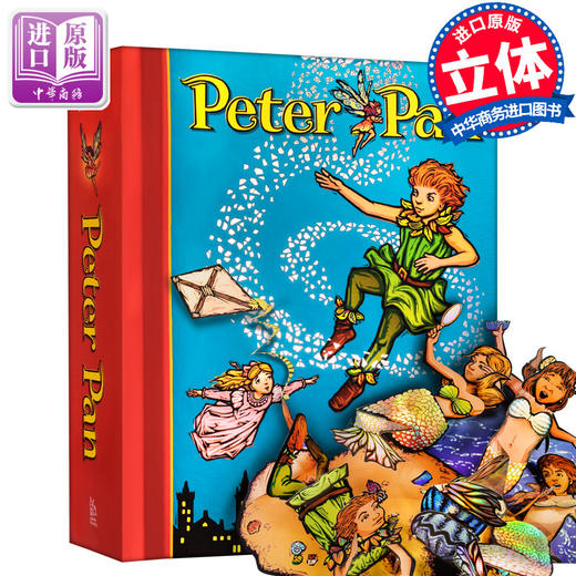 预售 【中商原版】小飞侠彼得潘立体书 英文原版 Peter Pan Pop-Up 原装进口 正版 经典世界名著 儿童节礼物 商品图0