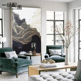【装饰画】酒店壁画客厅装饰画大幅沙发背景墙画样板间抽象油画玄关餐厅挂画