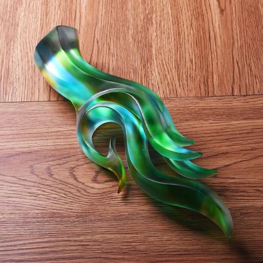 凤舞飞扬琉璃奖杯定制刻字纪念品奖杯定制企业年会表彰奖品 商品图4