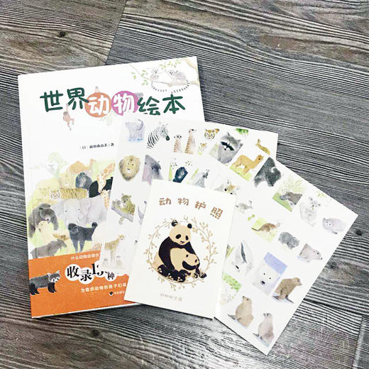 世界动物绘本 赠动物护照贴纸 超详细动物图鉴 适合7-10岁 商品图3