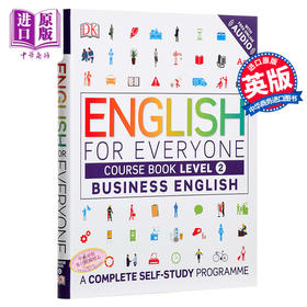 {小花生网推荐}DK人人学英语 商务英语2 课本 英文原版 DK-English for Everyone:Business English Level2 Course Book 自学书籍