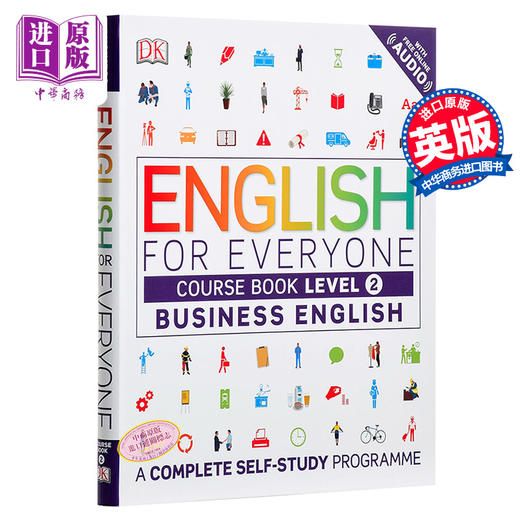 {小花生网推荐}DK人人学英语 商务英语2 课本 英文原版 DK-English for Everyone:Business English Level2 Course Book 自学书籍 商品图0