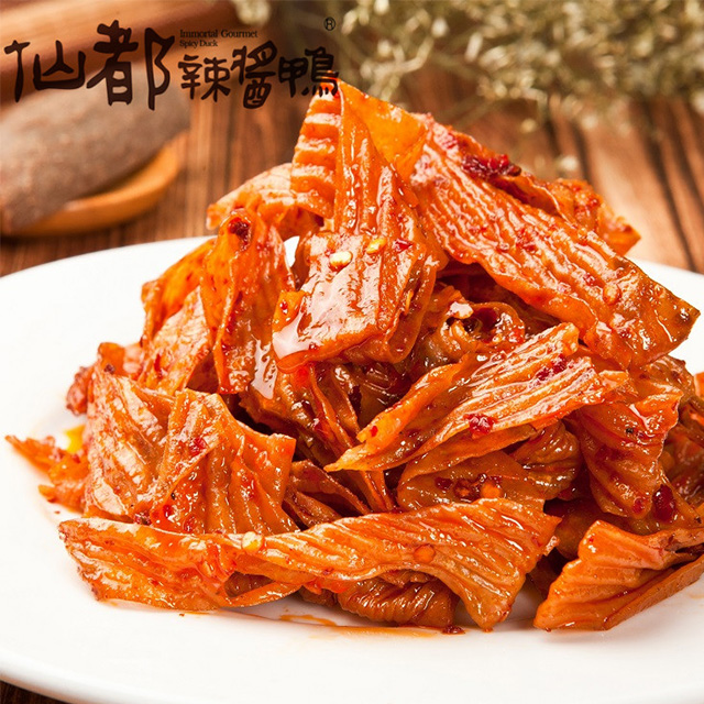 【仙都辣酱鸭】豆皮