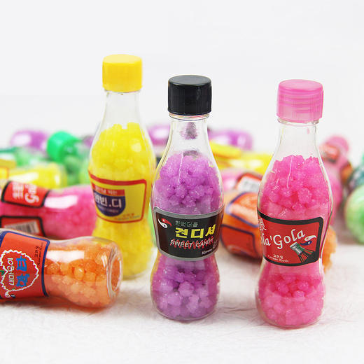 韩国高丽堂迷你汽水瓶造型糖/巧克力豆108g  063605/063606 商品图2