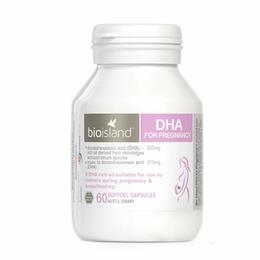 【澳洲仓】bio island 孕妇专用DHA海藻油孕期哺乳期营养品成人60粒